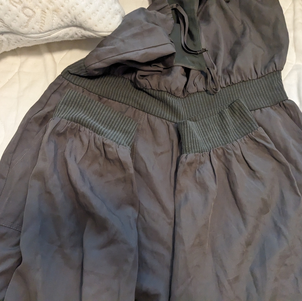 Anthropologie Nisa Olive Jogger sleeveless jumpsuit - Picture 4 of 5